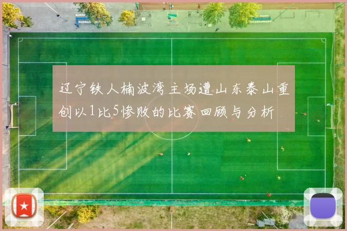 辽宁铁人楠波湾主场遭山东泰山重创以1比5惨败的比赛回顾与分析
